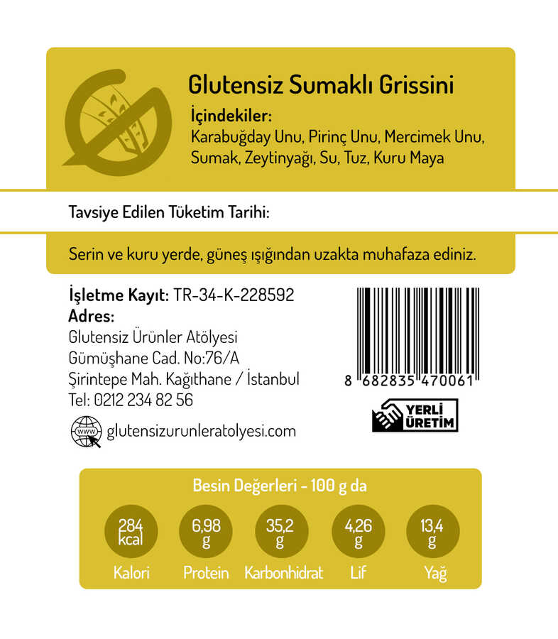 GUA Grissini - Sumak 80g