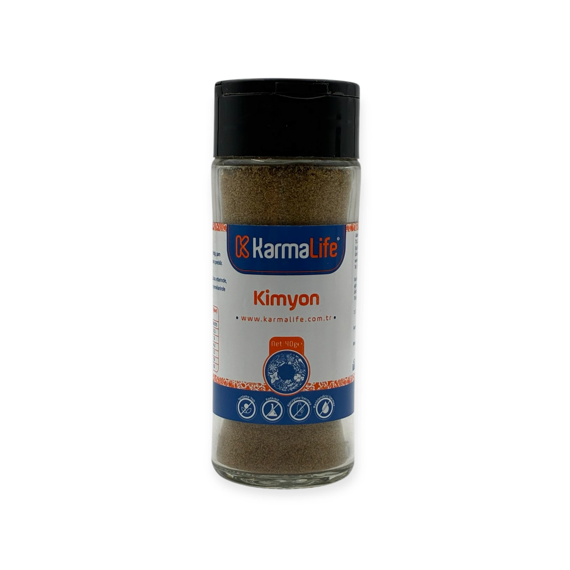 Karmalife Doğal Kimyon 40Gr (Rutubet Analizli, Işınlamasız)
