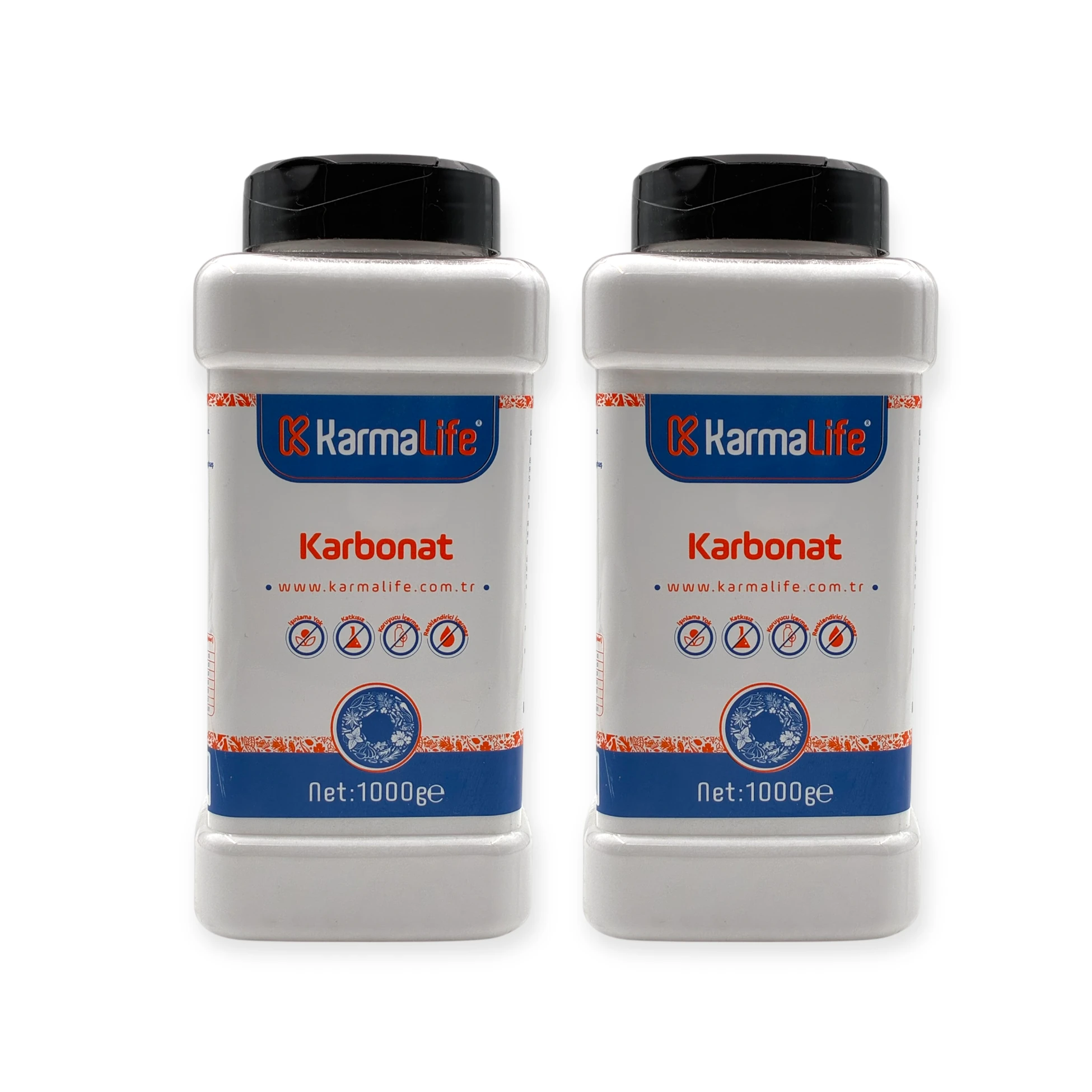 Karbonat 1000gr 2'li Set (Işınlamasız, Katkısız)