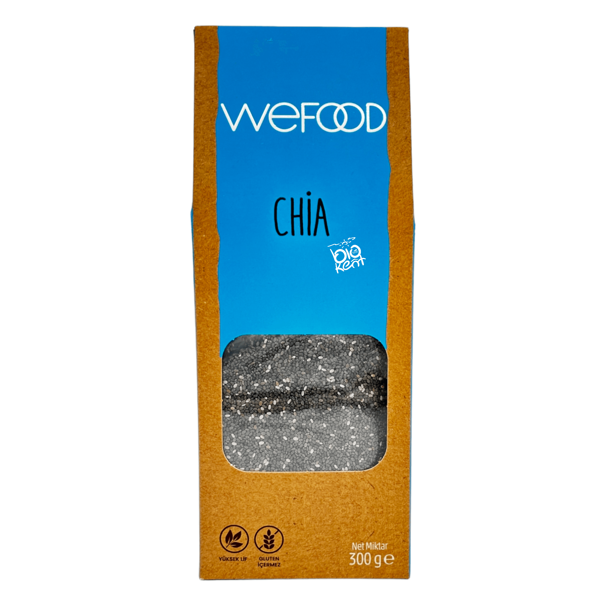 Wefood Glutensiz Siyah Chia  (Yüksek Lif) 400gr