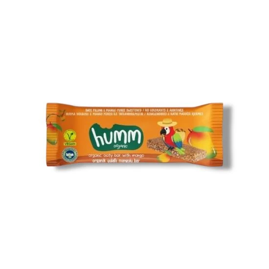 Humm Organik Vegan Mangolu Yulaf Bar - 27g