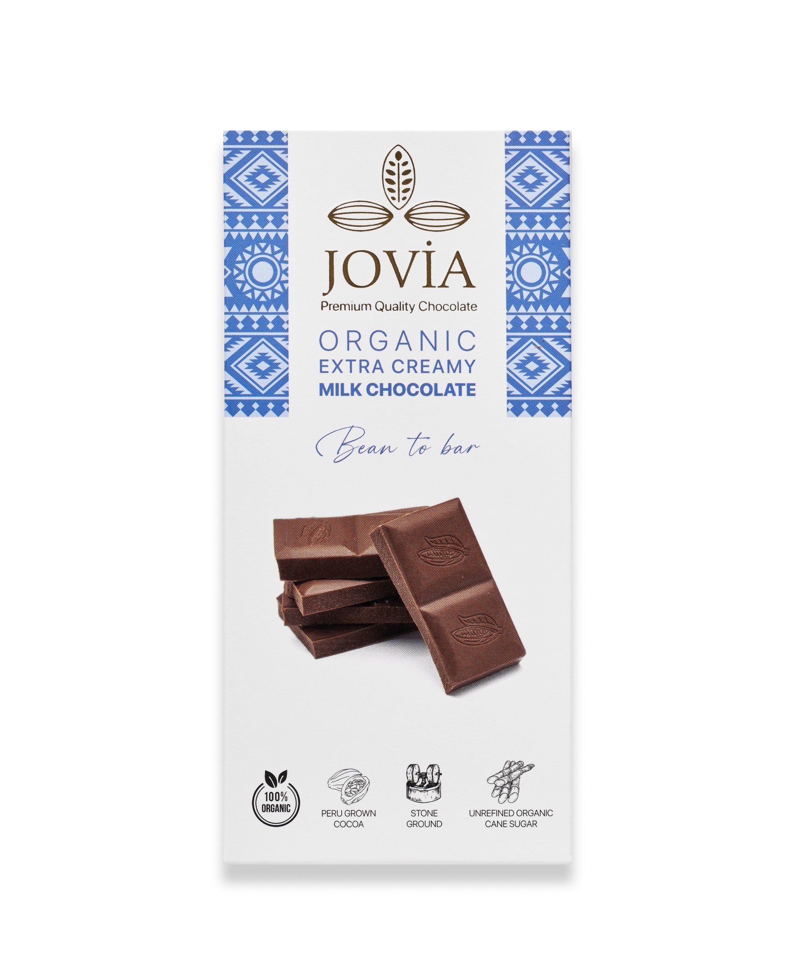 Jovia Organik Ekstra Sütlü Çikolata 85gr