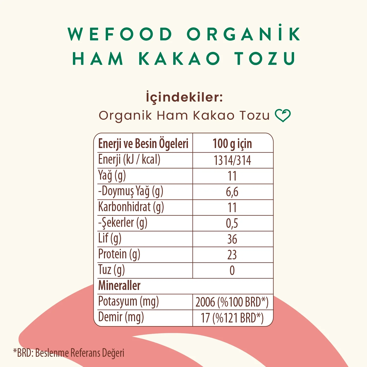 Ham Kakao Tozu 140gr - Biokent Glutensiz