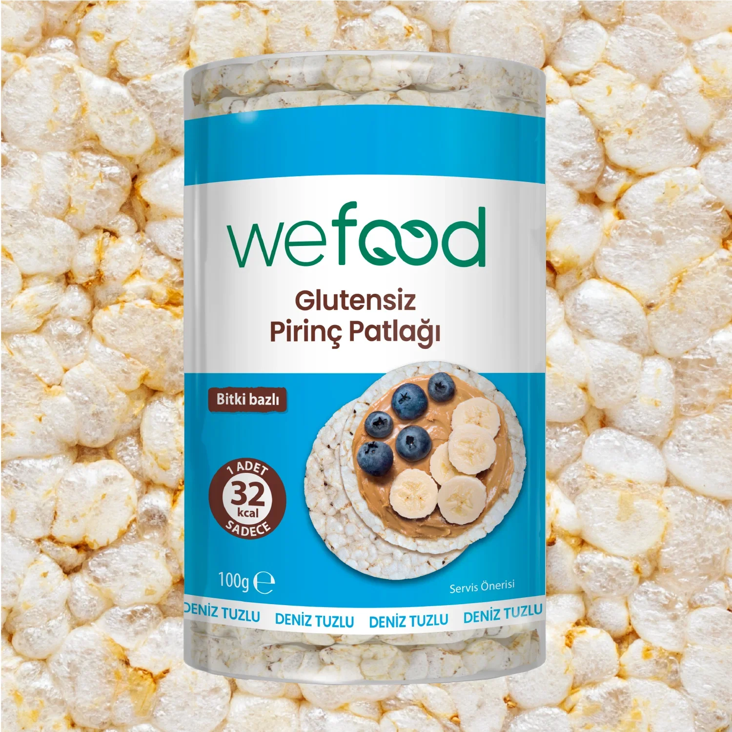 Glutensiz Pirinç Patlağı 100 gr