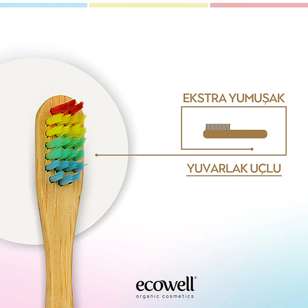 Ecowell Sertifikalı Organik Çocuk Diş Fırçası