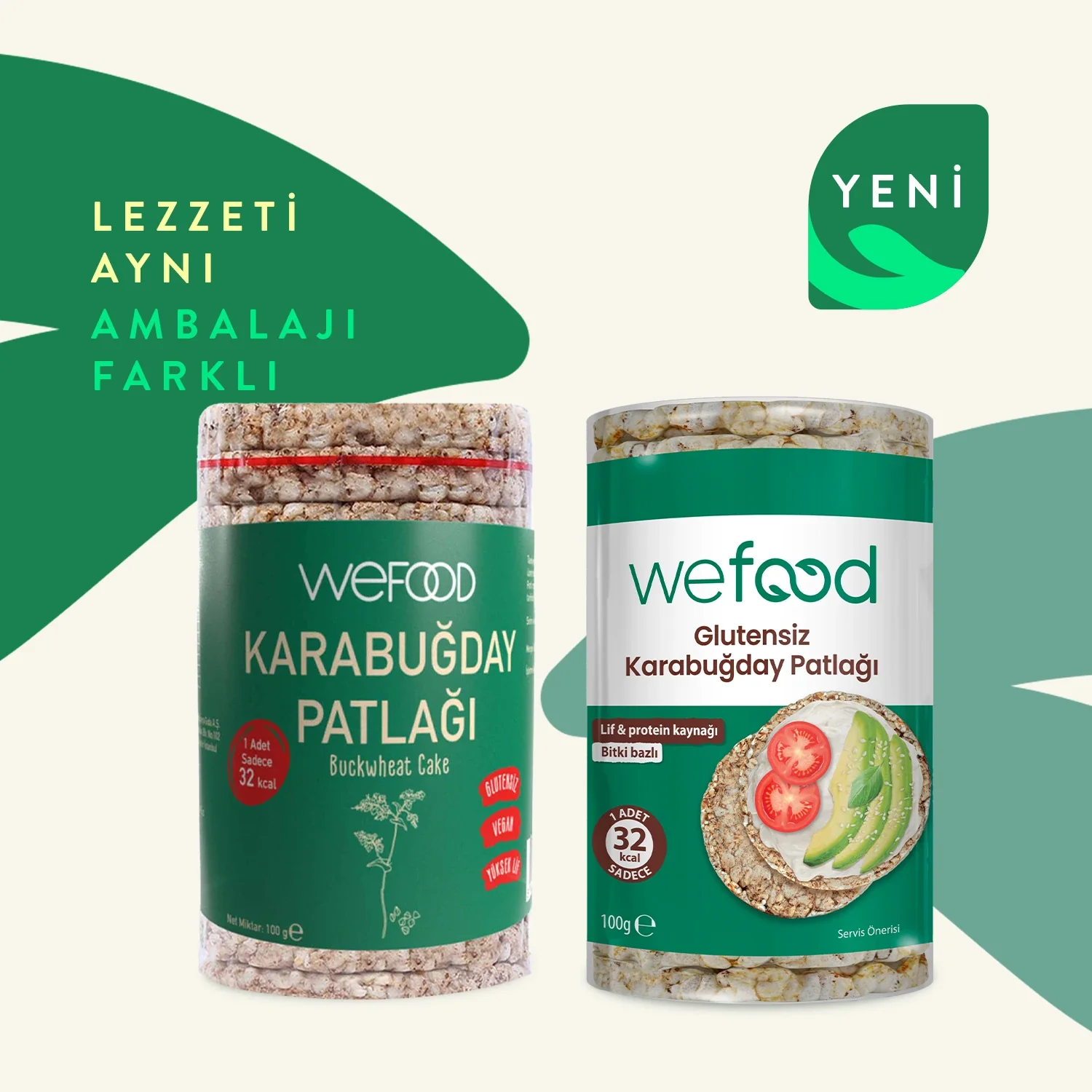 Glutensiz Karabuğday Patlağı  (Yüksek Lif) 100gr