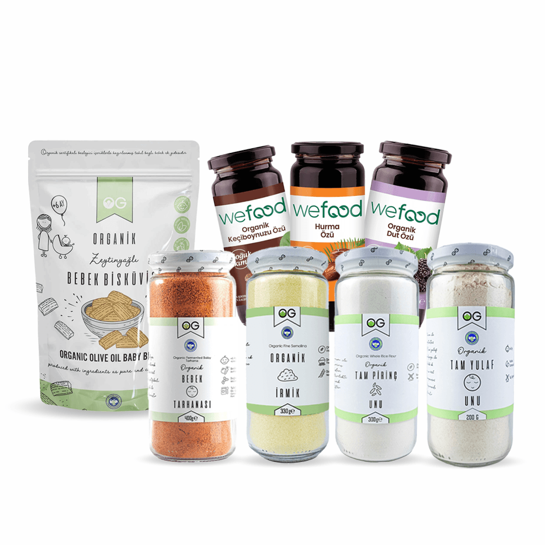 En Çok Satılan Bebek Ek Gıdaya Uygun 8'li Set   - Biokent Store- Biokent Bebek