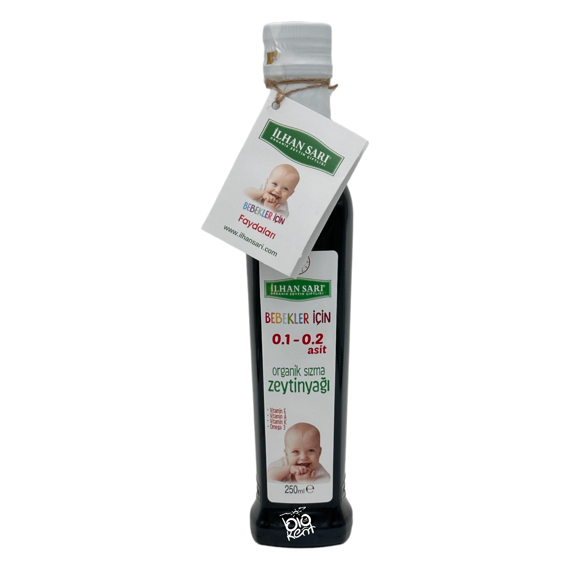 Bebekler İçin Soğuk Sıkım Organik Zeytinyağı 0.1 Asit 250ml