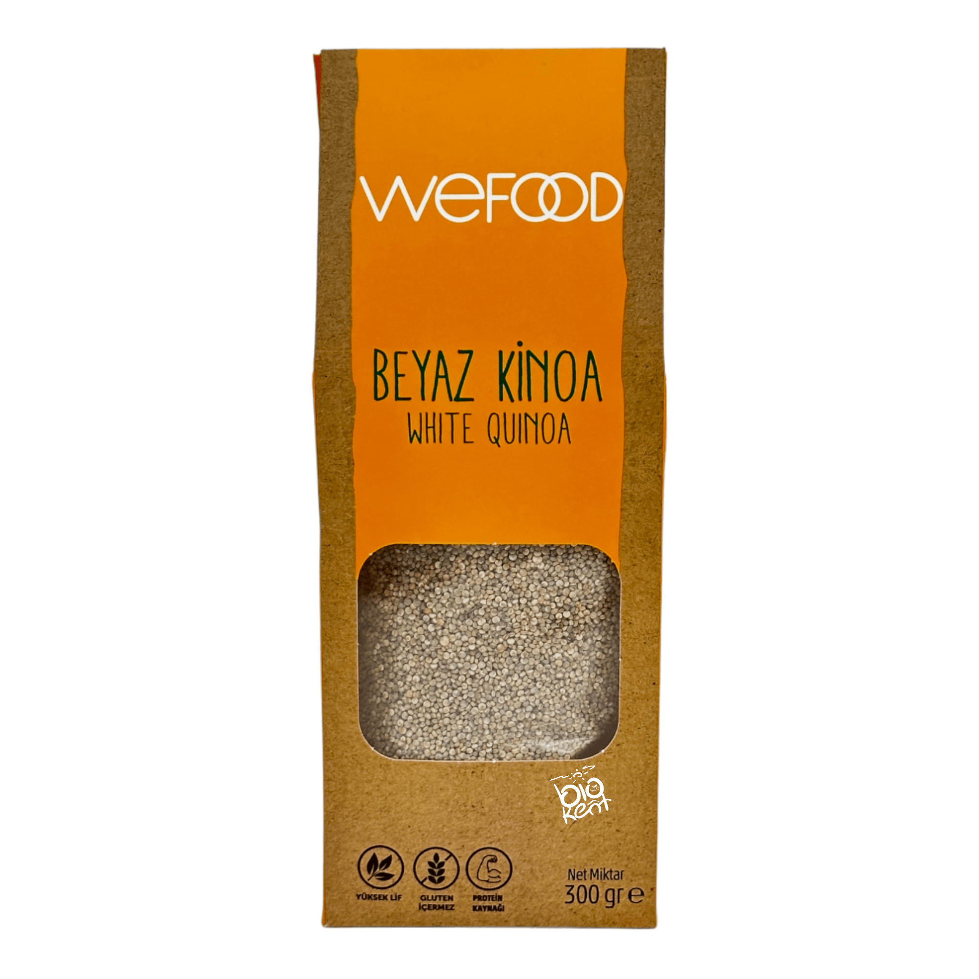 Wefood Glutensiz Beyaz Kinoa (Yüksek Lif) 400gr