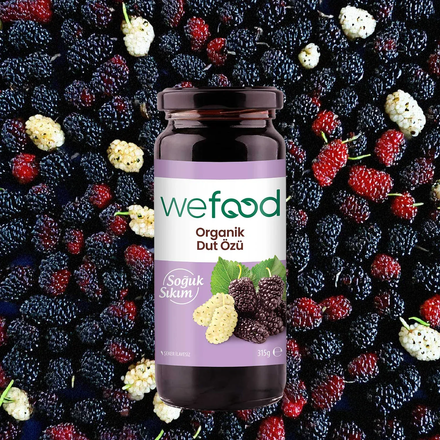 Wefood Organik Dut Özü (Soğuk Sıkım) 315gr