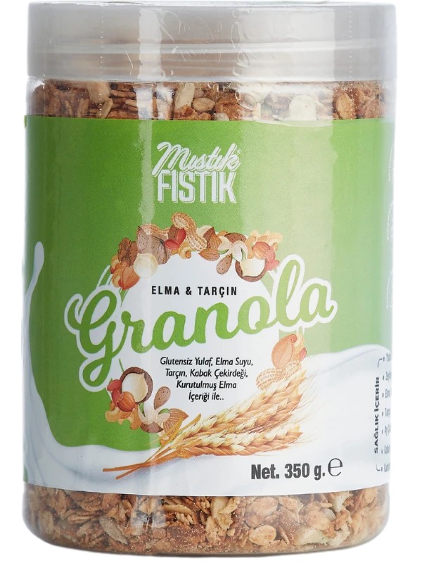 Glutensiz Elma Tarçın Granola 350 g.
