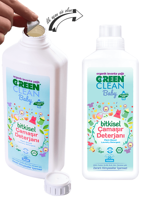 U Green Clean Baby Sıvı Çamaşır Deterjanı 1L