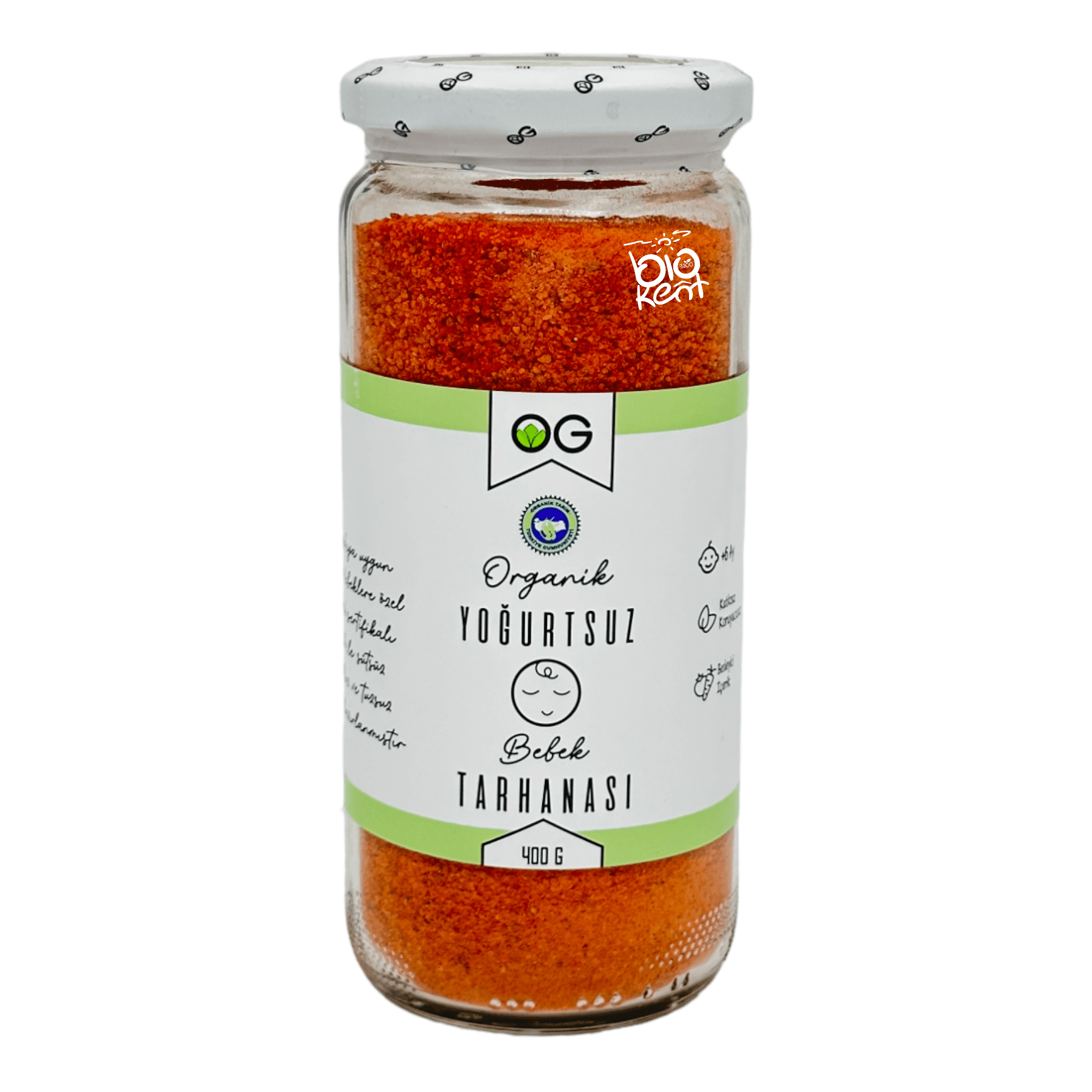 Og Natural Bebek Tarhanası Organik Yoğurtsuz 400gr