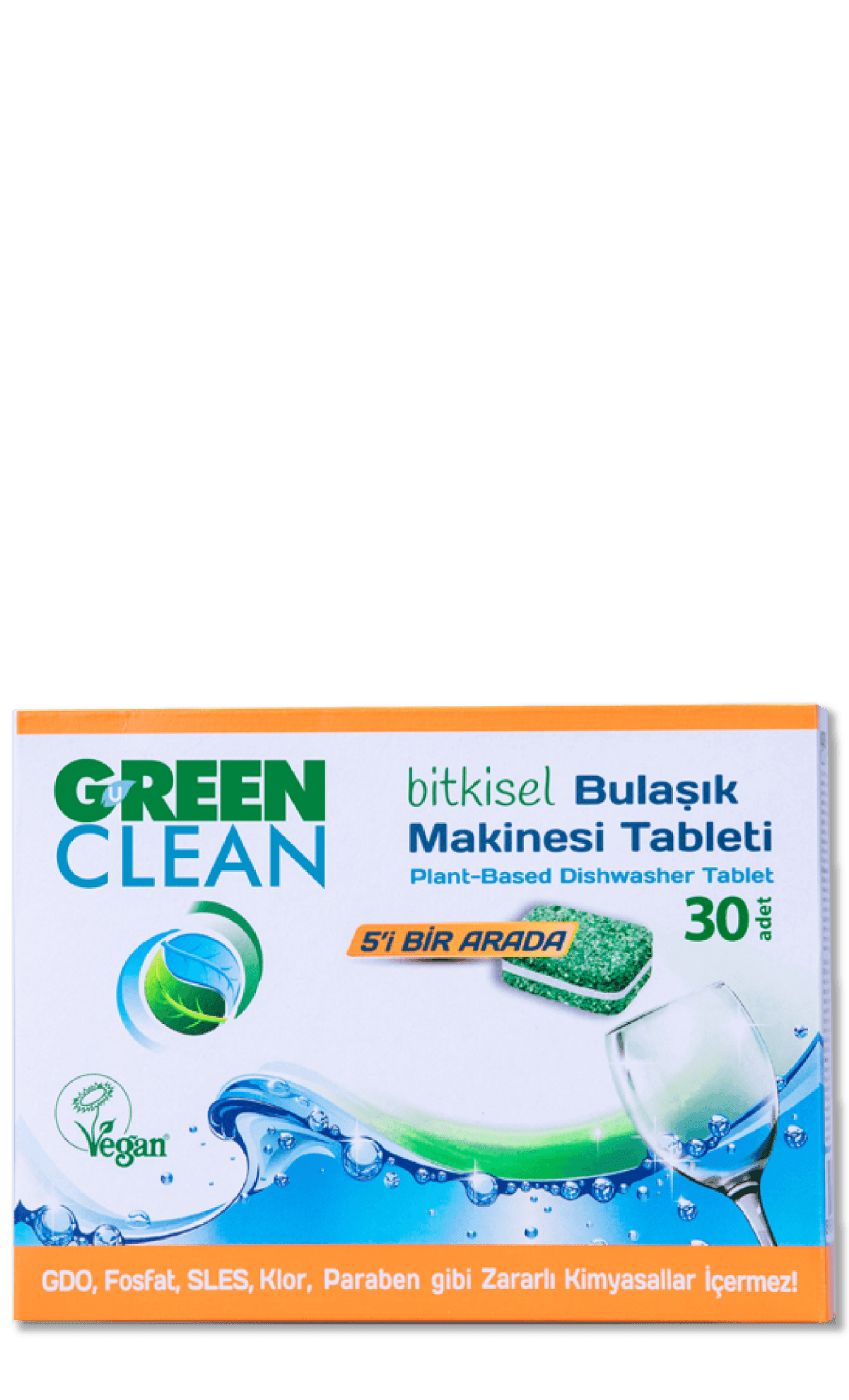 U Green Clean Organik Bulaşık Makinesi Tableti  30 lu