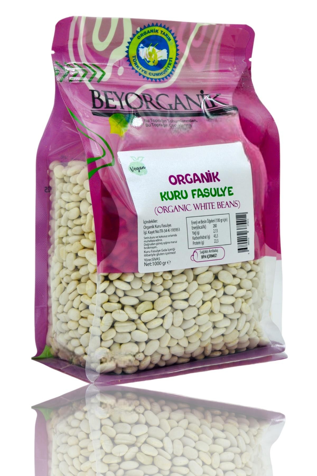 Beyorganik Organik Kuru Fasulye 1Kg