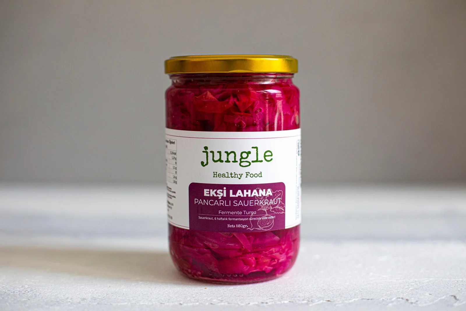 Jungle Ekşi Lahana Sauerkraut Pancar Zencefilli 580 g