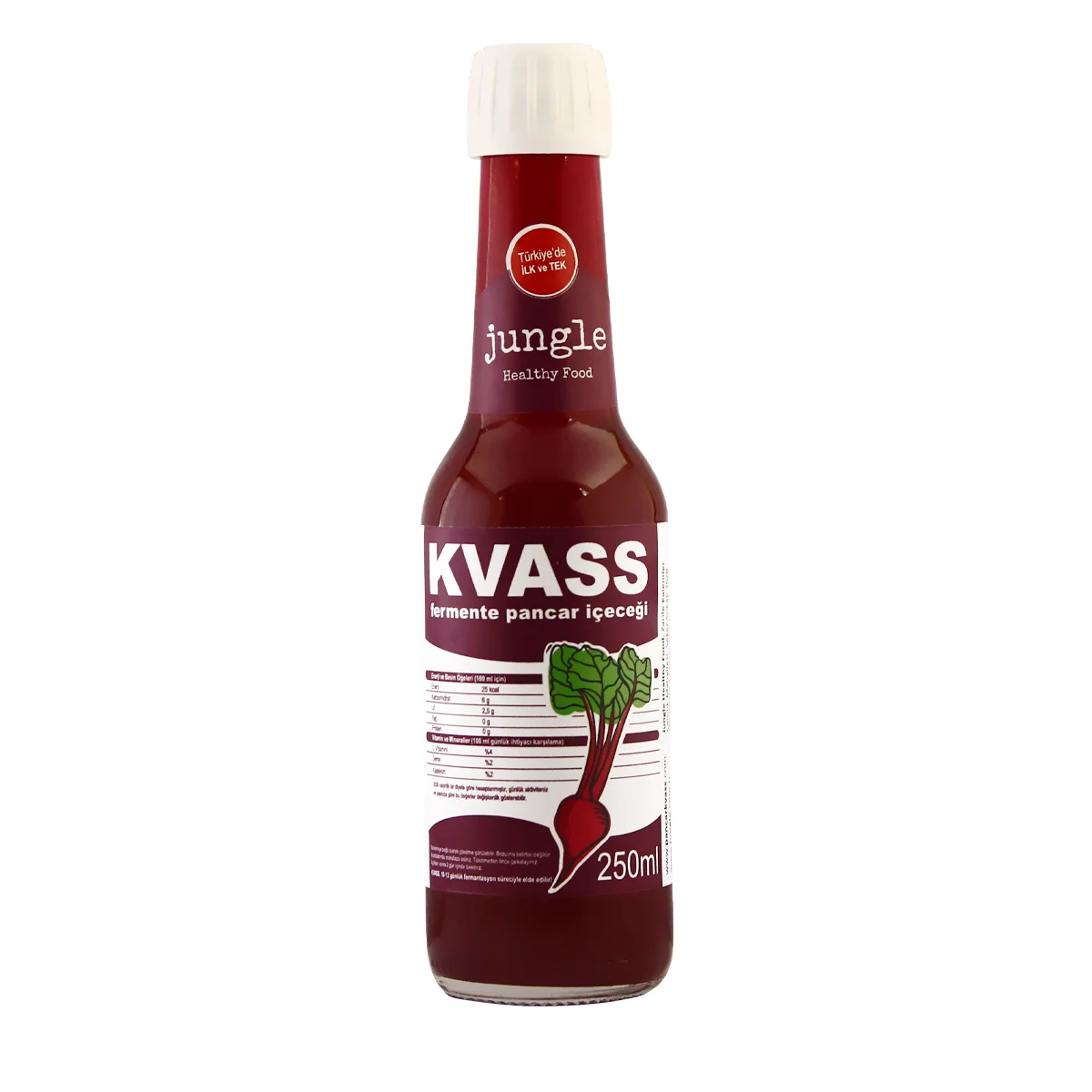 Jungle Pancar Kvass Sade 250 ml.