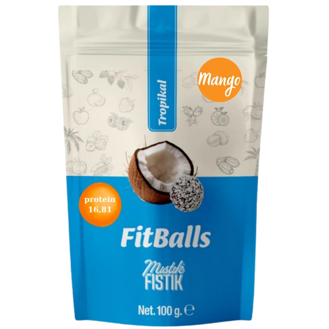 Whey Protein Fitballs Tropikal Mango 100 g.