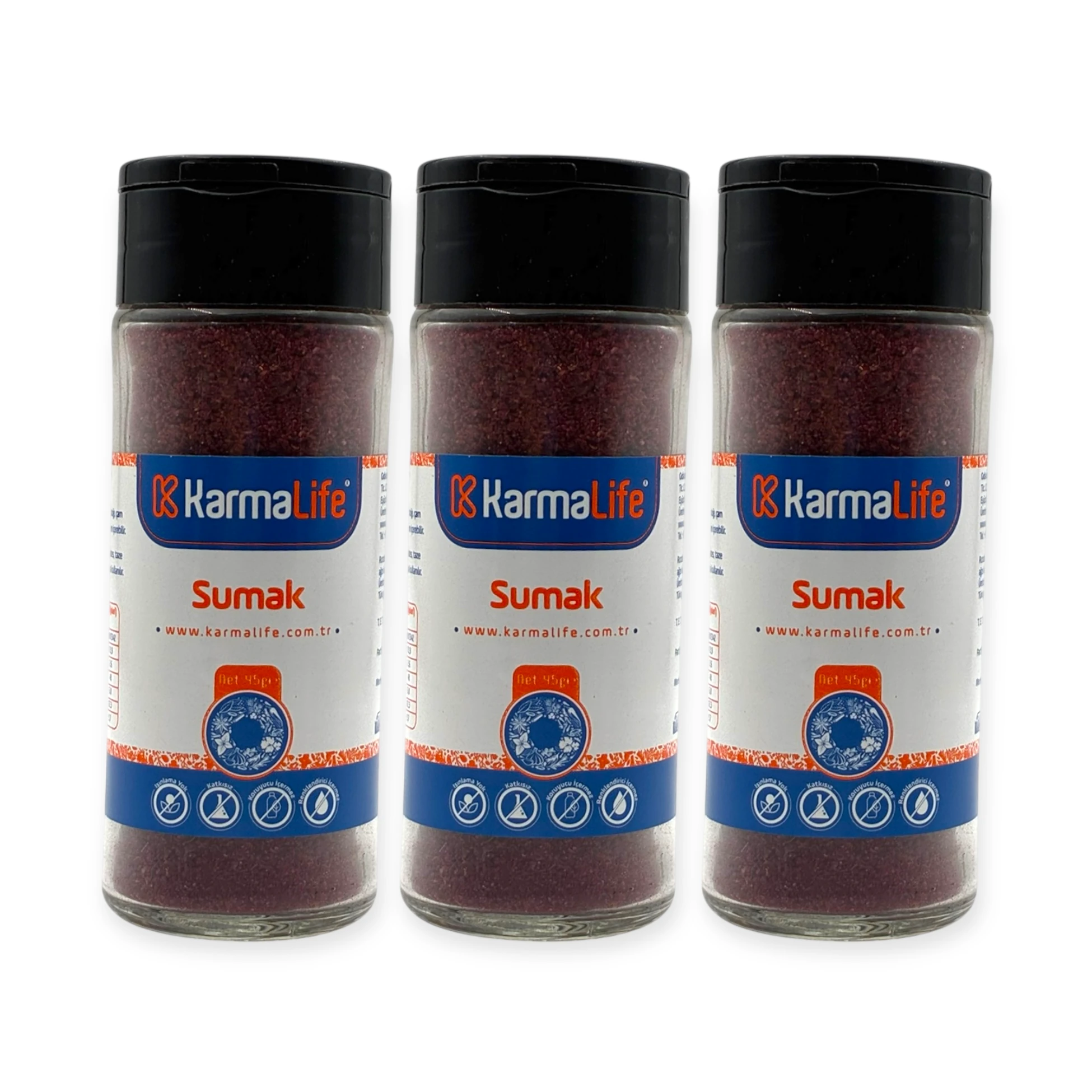 Sumak 45gr 3'lü Set (Işınlamasız, Katkısız)