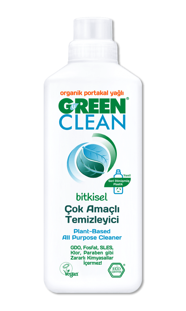 U Green Clean Organik Çok Amaçlı Temizleyici (Portakal Yağlı) 1000ml