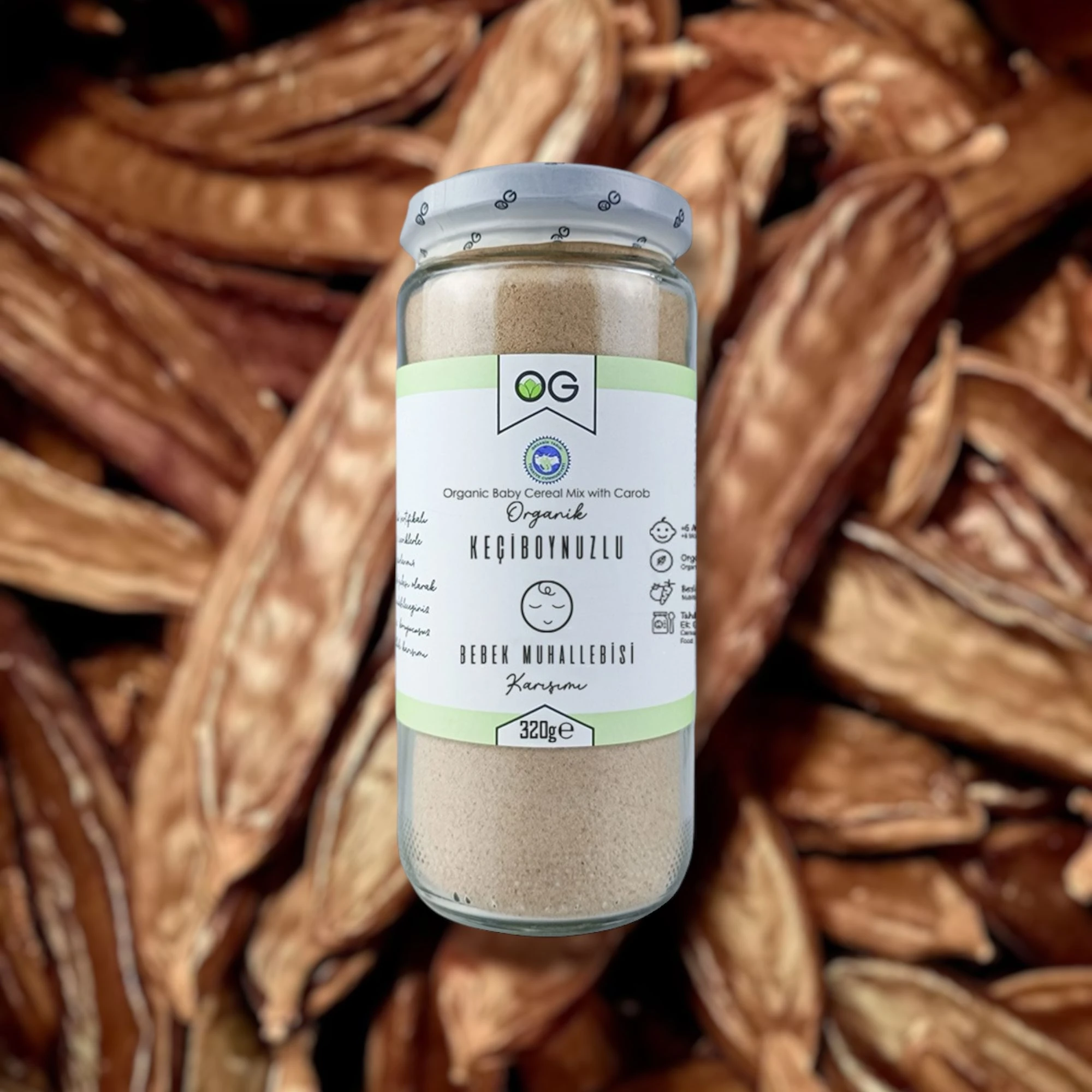 Organik Keçiboynuzlu Bebek Muhallebisi Karışımı 320 Gr