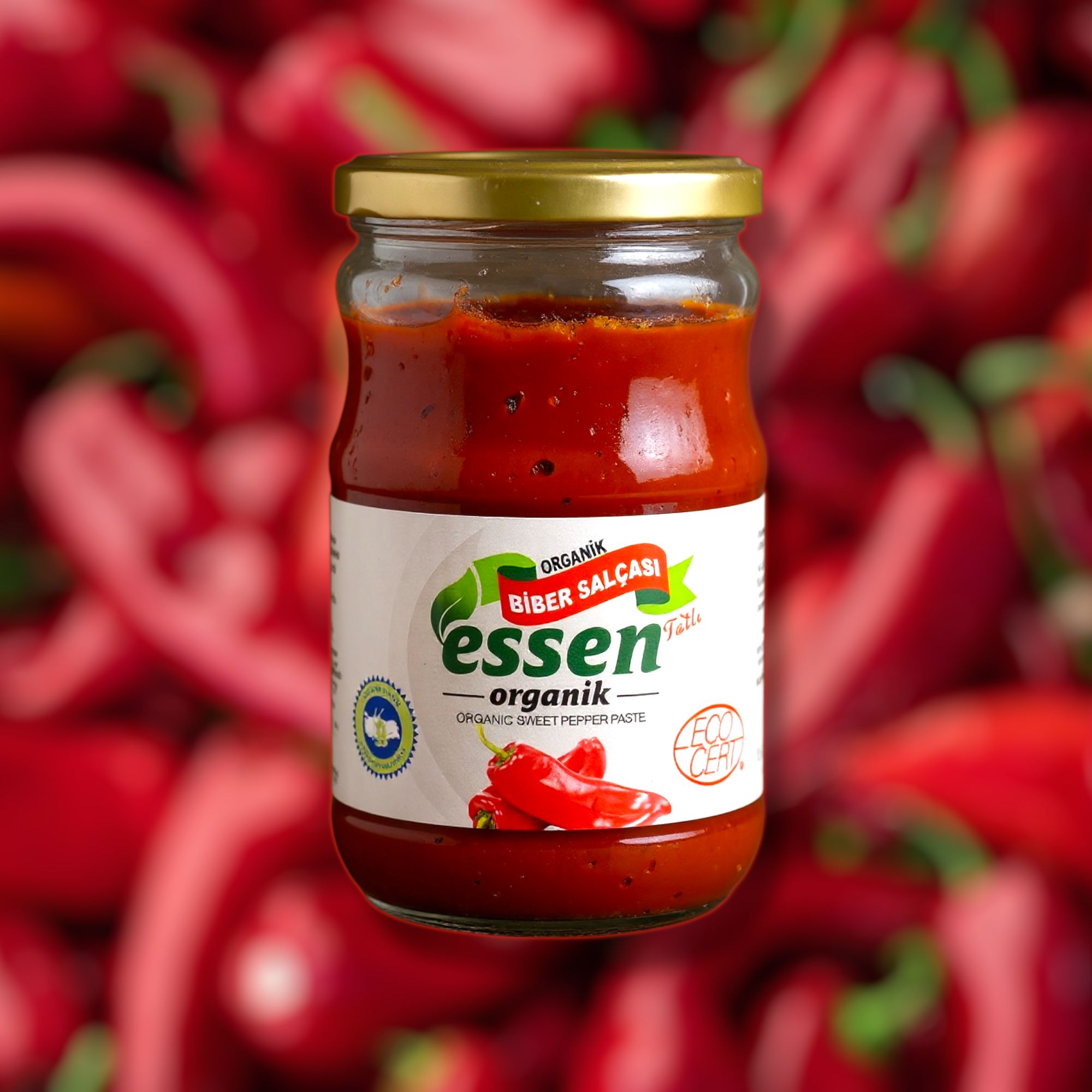 Essen Organik Tatlı Biber Salçası 610gr
