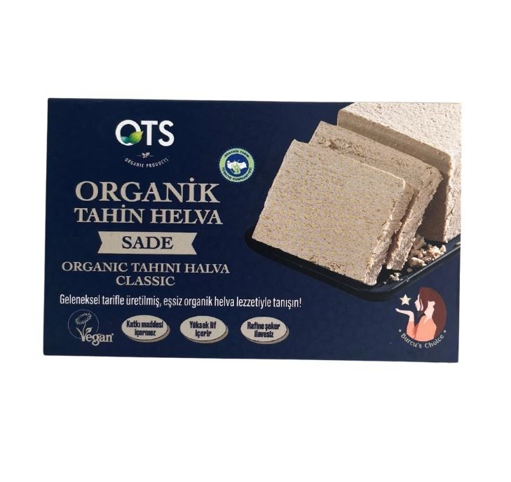 Organik Sade Tahin Helva 200 gr