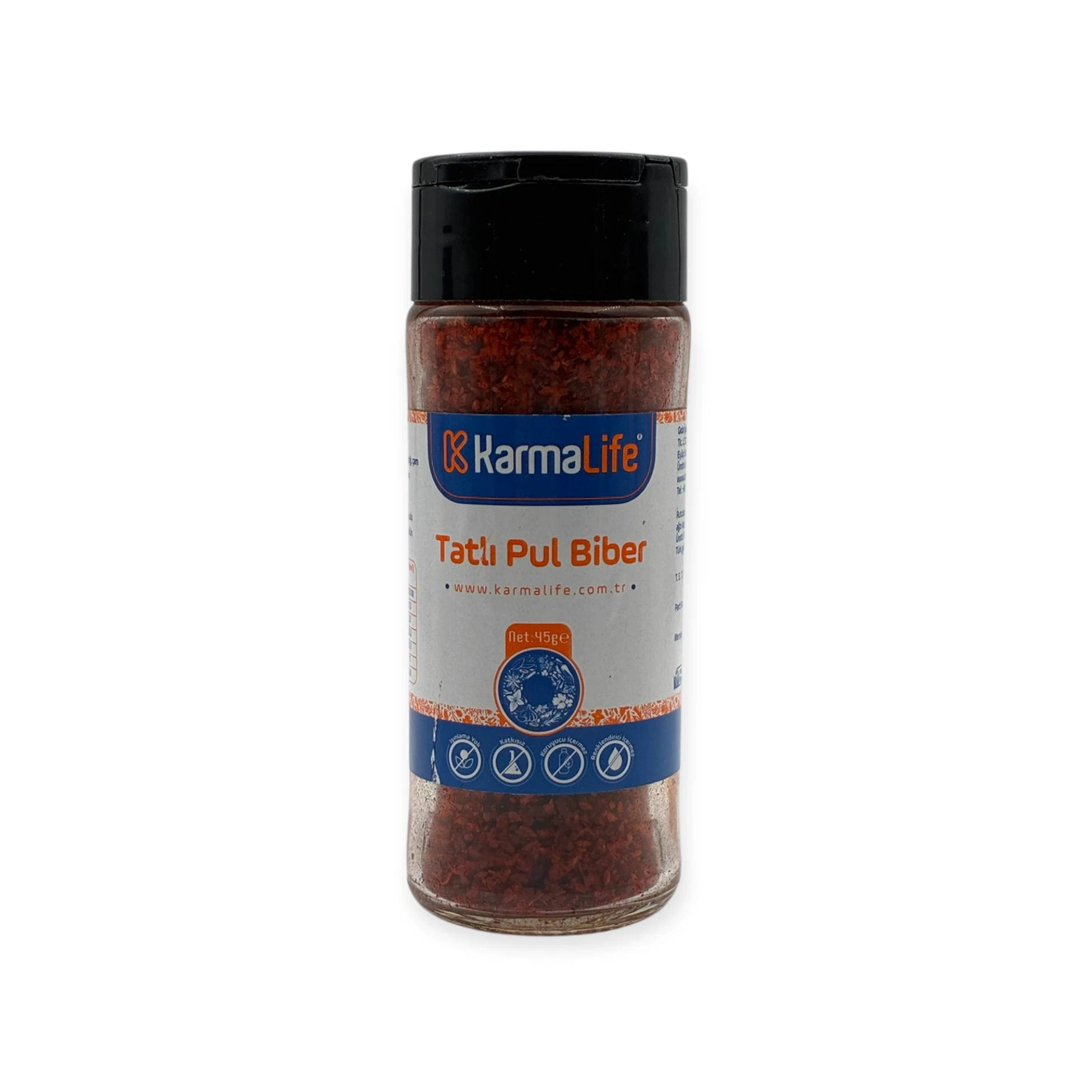 Karmalife Tatlı Pul Biber 45Gr (Salmonella, Rutubet Analizli)
