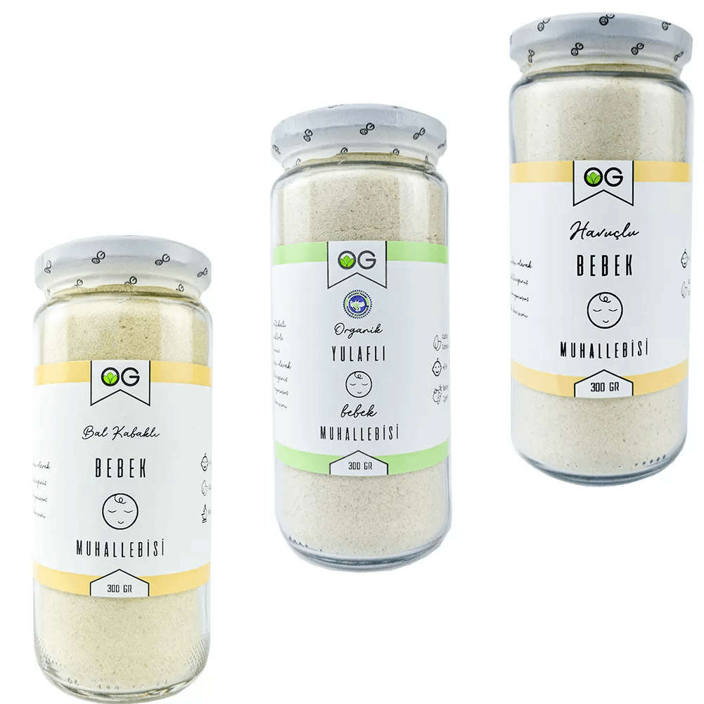 Muhallebi Seti +6 Ay ( Yulaflı,Havuçlu,Bal Kabaklı)