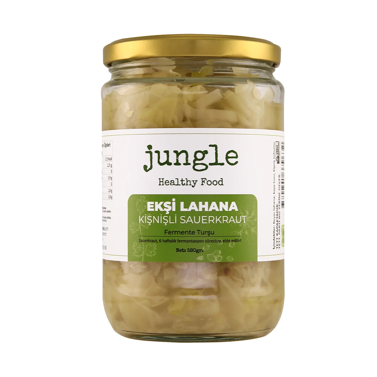 Jungle Ekşi Lahana Sauerkraut Kişnişli 580 g.