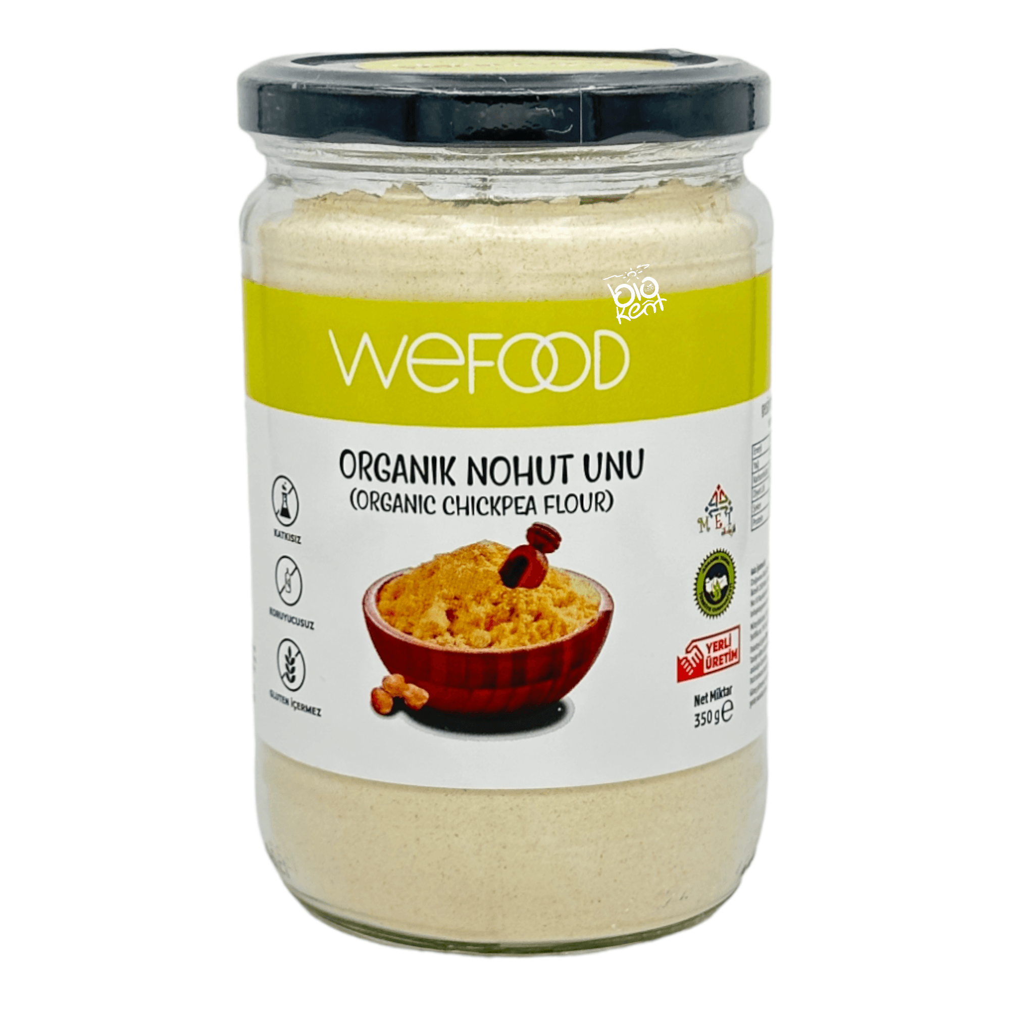 Wefood Glutensiz Un Organik Nohut Unu 350gr