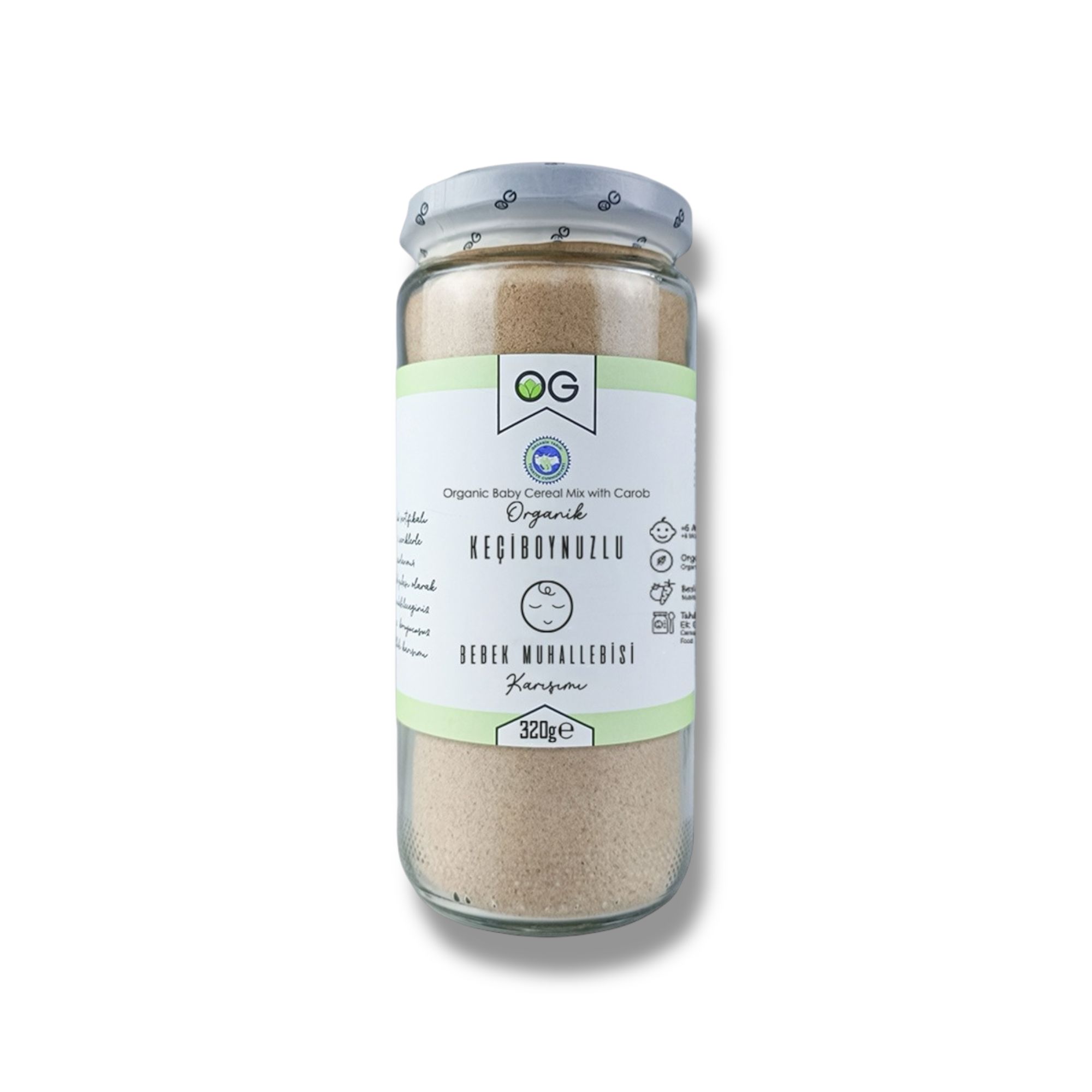 Organik Keçiboynuzlu Bebek Muhallebisi Karışımı 320 Gr
