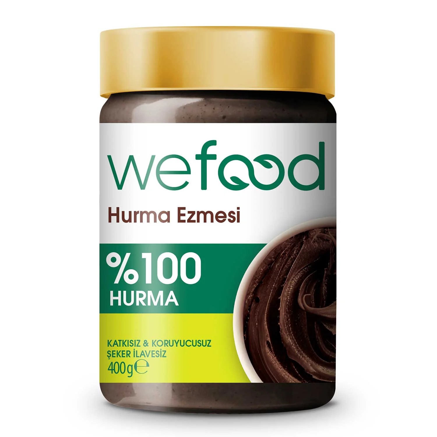 Wefood Sade Hurma Ezmesi %100 (Şeker İlavesiz) 400gr - Biokent Bebek