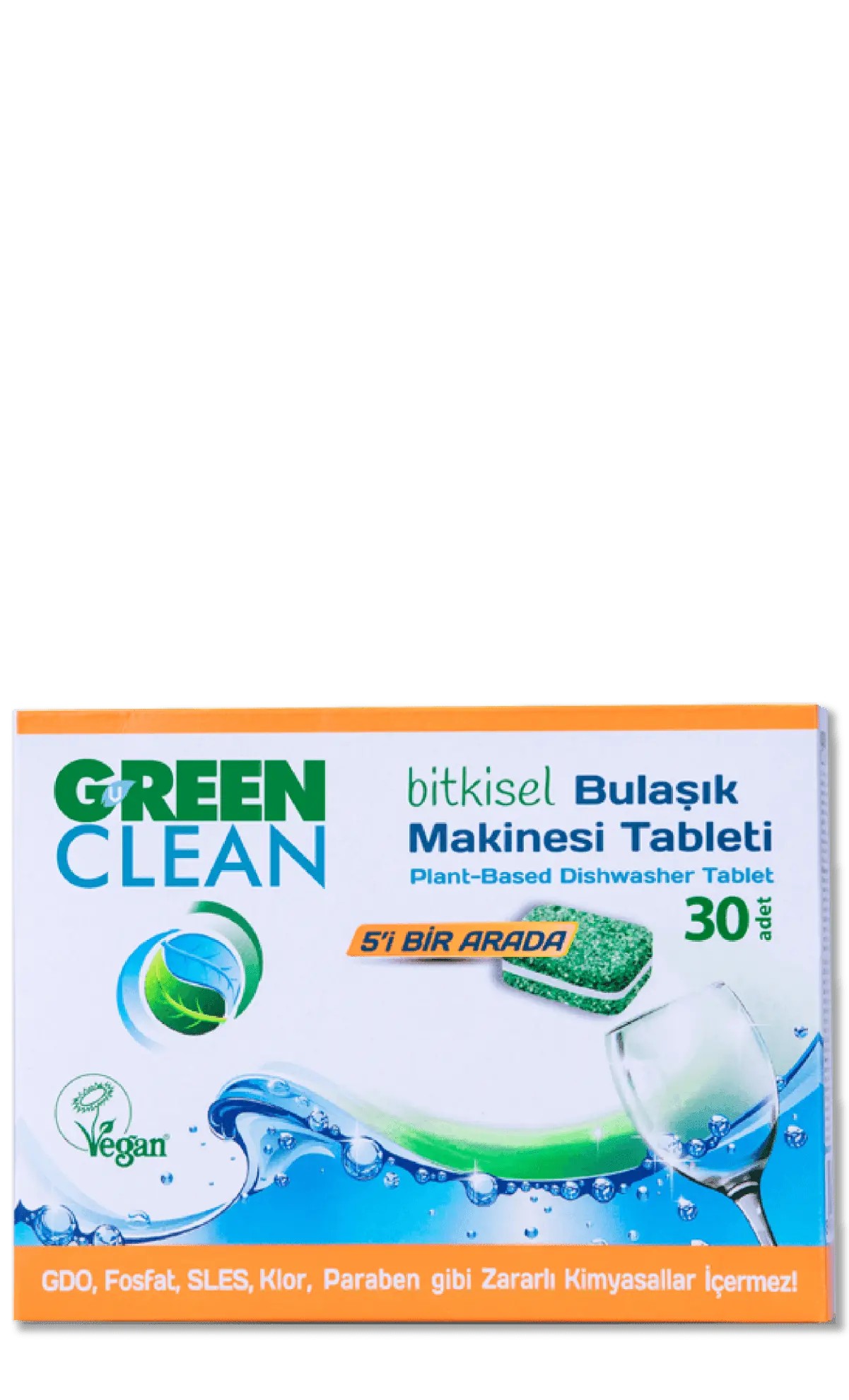 U Green Clean Organik Bulaşık Makinesi Tableti  30 lu
