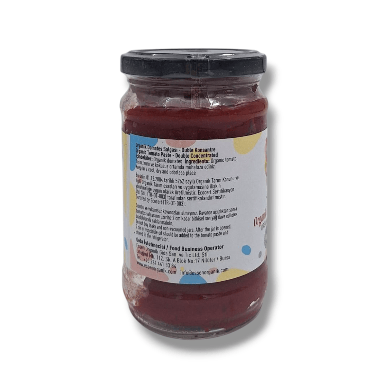 Bebek Organik Tuz İlavesiz Domates Salçası 300gr - Biokent Bebek