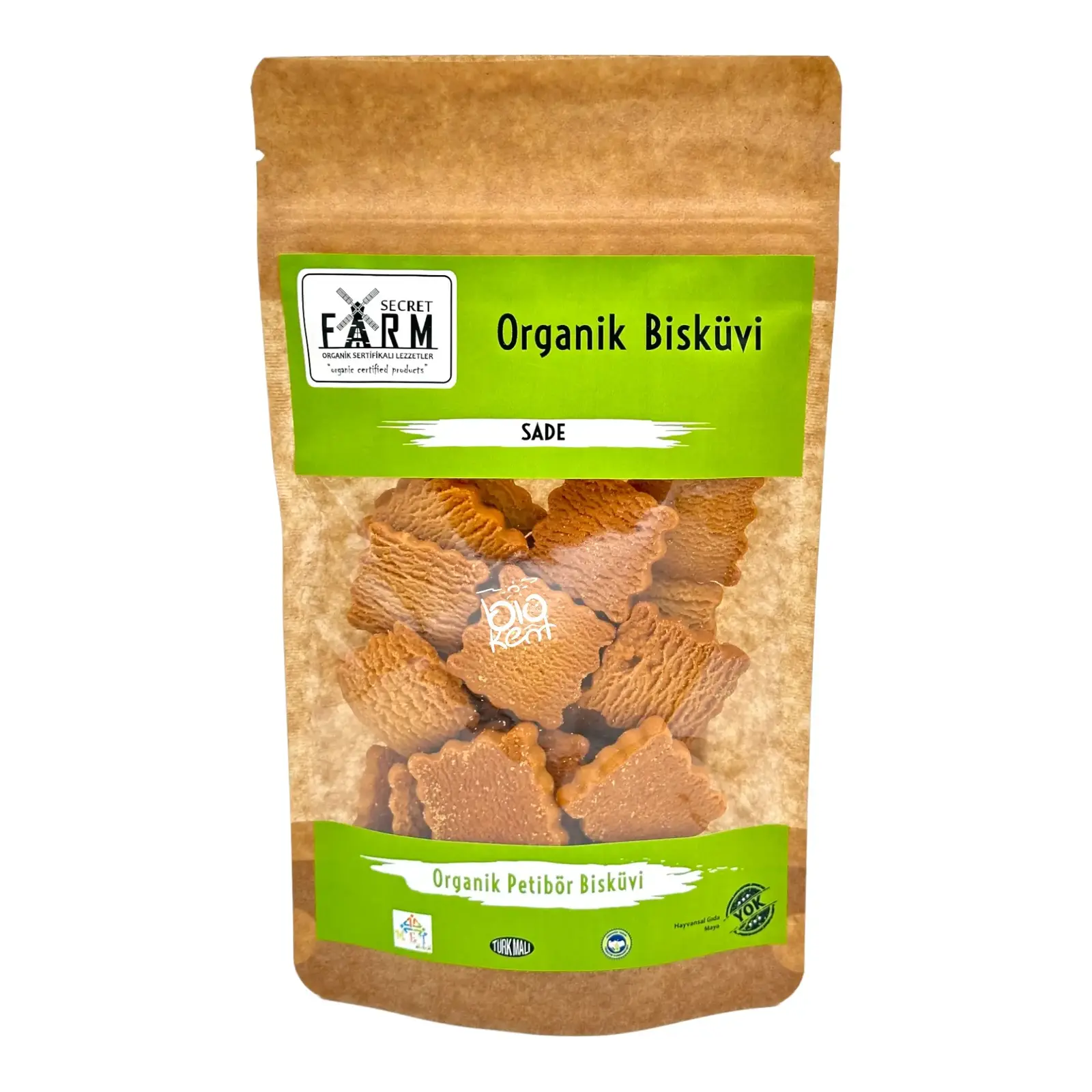 Bisküvi Organik Sade 100gr - Biokent Bebek