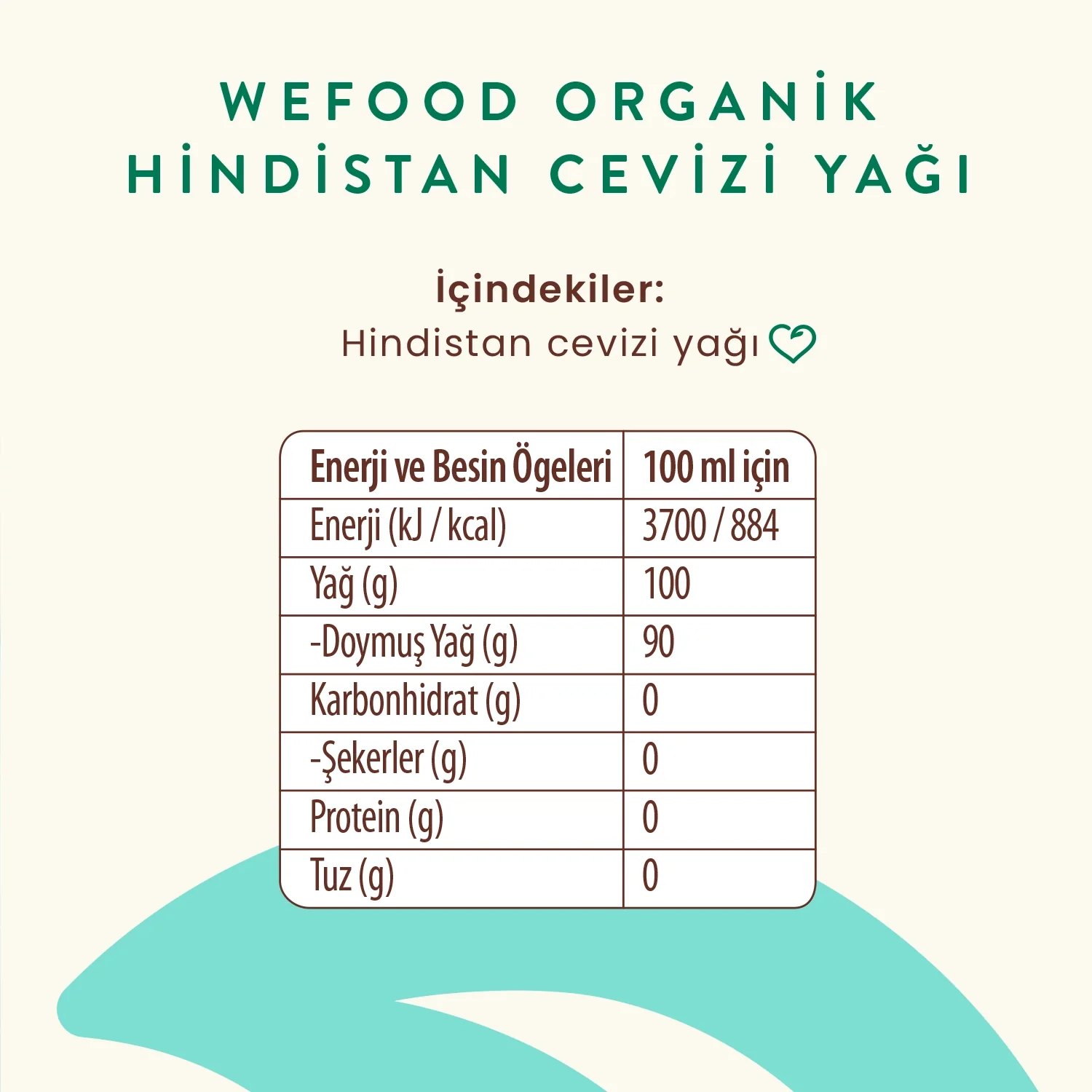 Organik Hindistan Cevizi Yağı 150ml - Biokent Glutensiz