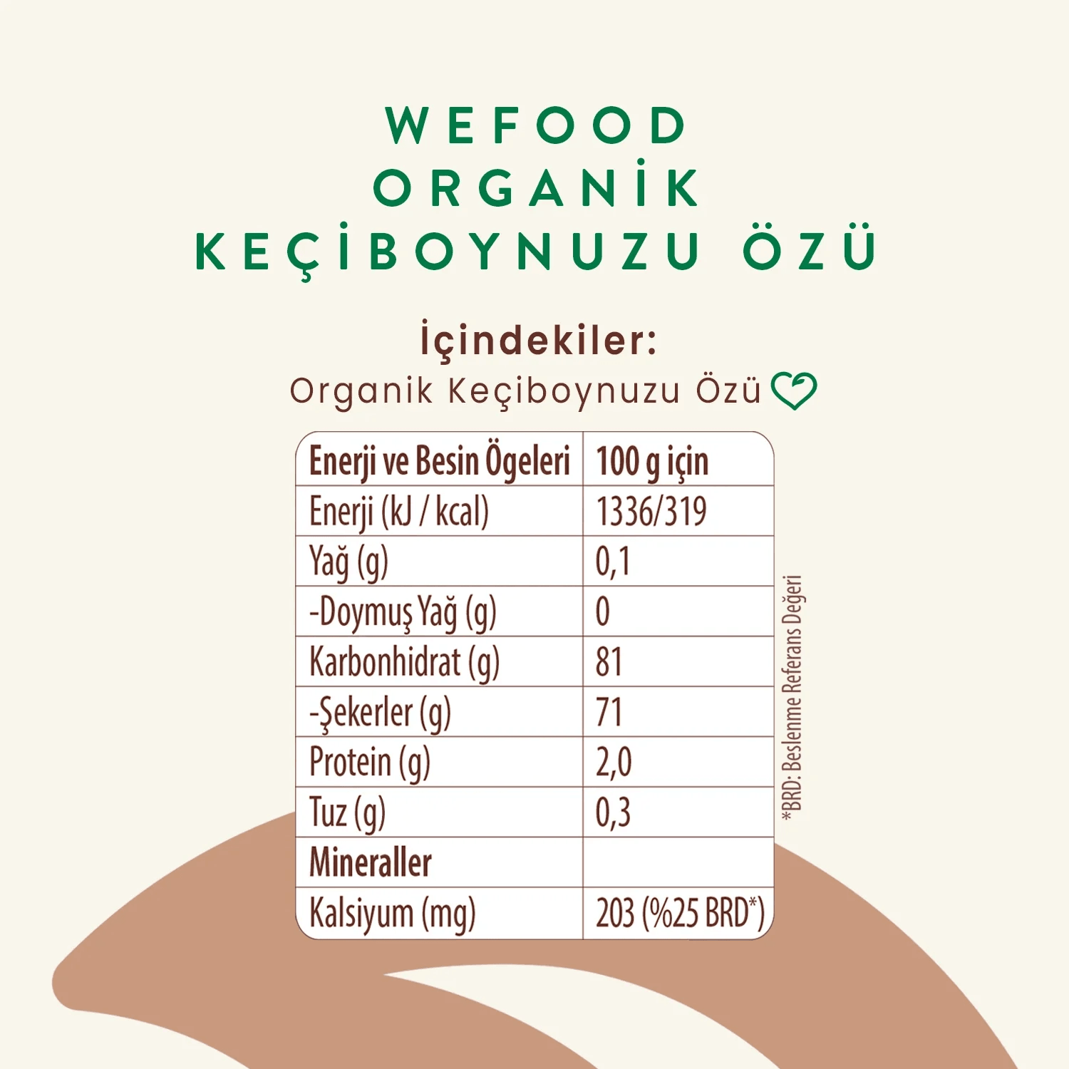 Soğuk Sıkım Organik Keçiboynuzu Özü 315 gr