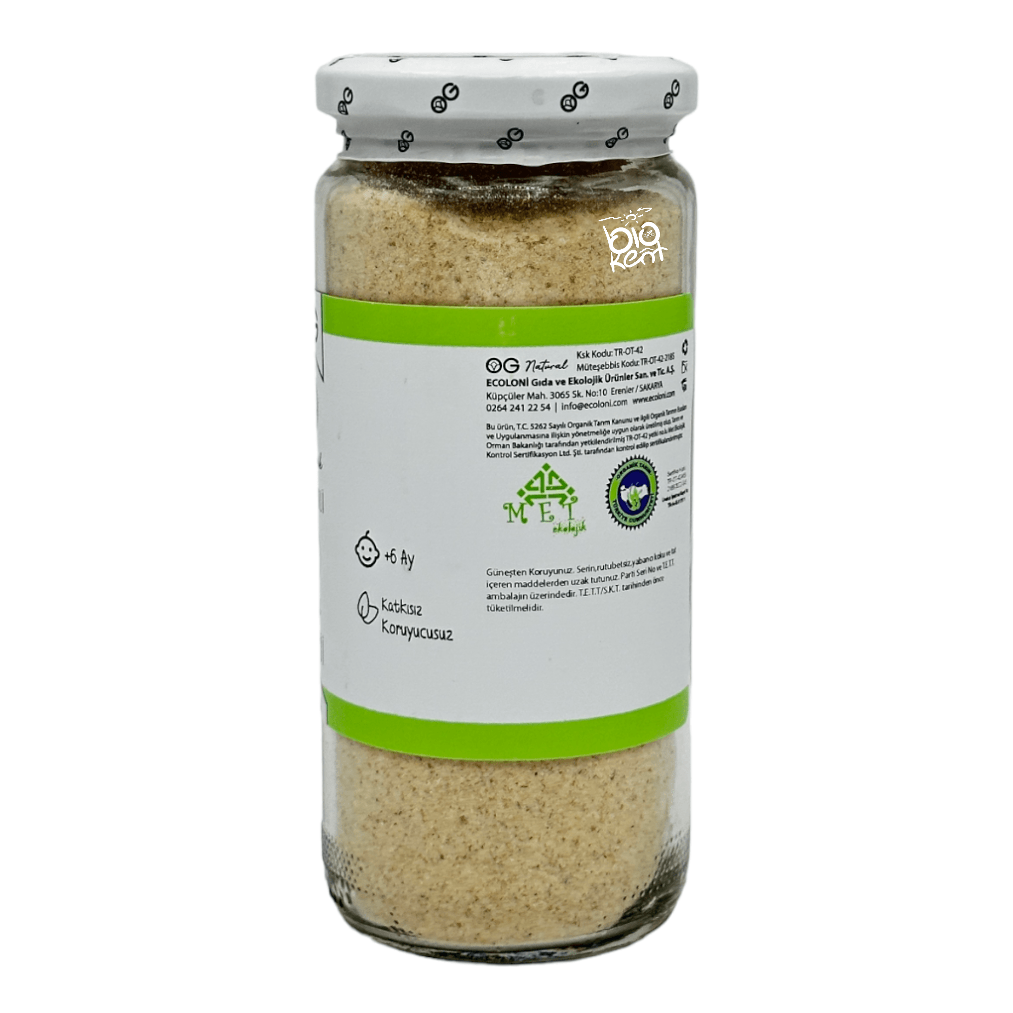 Og Natural Bebek Organik Ruşeymli Bebek İrmiği 320gr - Biokent Bebek