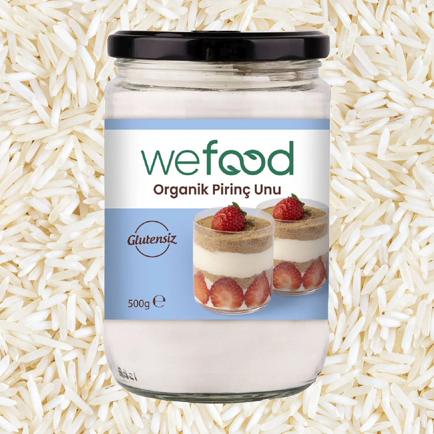 Wefood Organik Pirinç Unu 500 gr 2'li