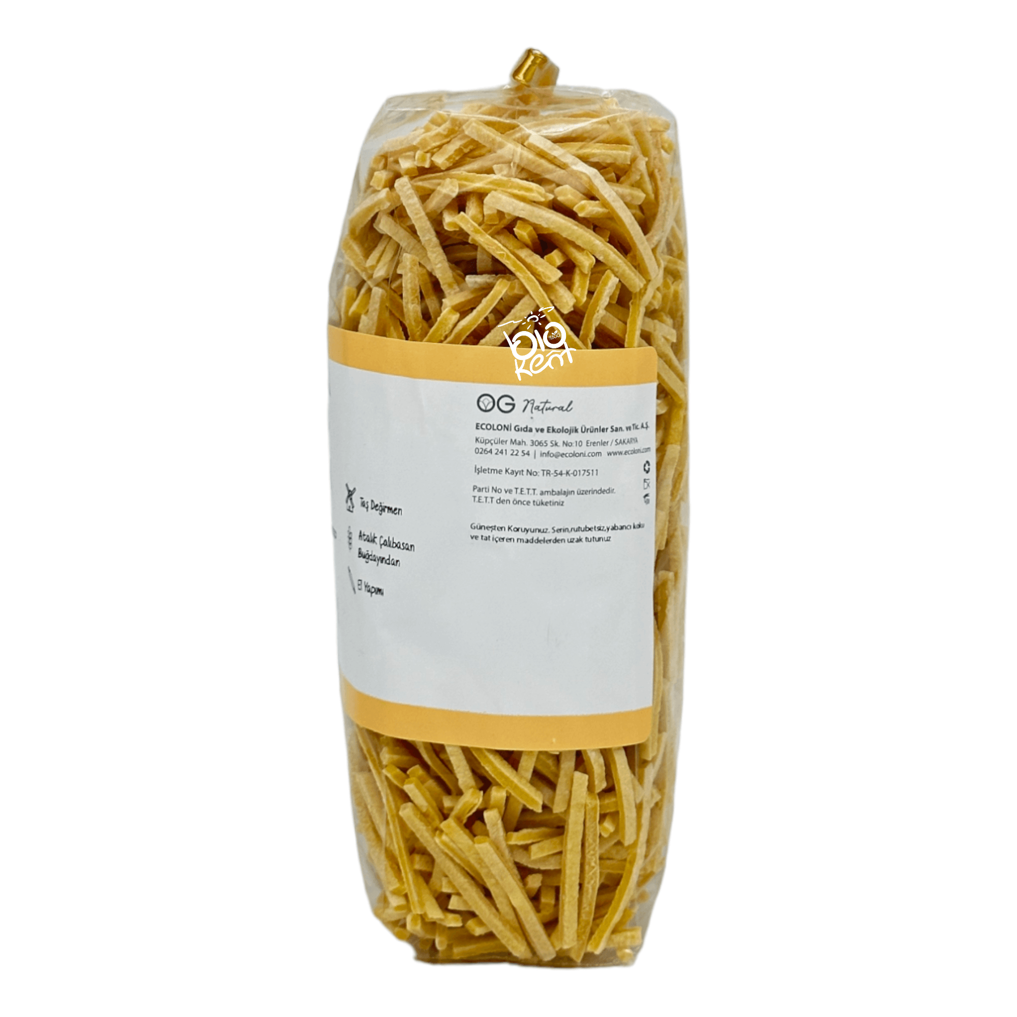 Sade Ev Eriştesi 350gr -Biokent Bebek