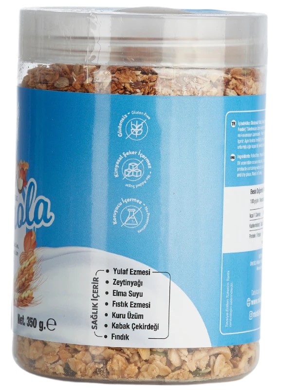 Glutensiz Üzüm ve Fındık Granola 350 g.