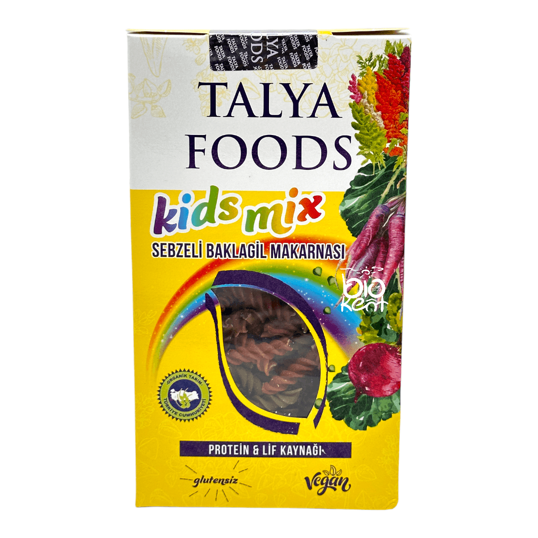 Talya Foods Glutensiz Kids Mix Karışık Sebzeli Makarna 200gr