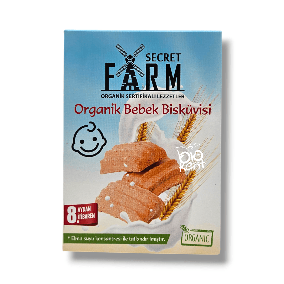 Secret Farm Organik Bebe Bisküvisi 150gr - Biokent Bebek