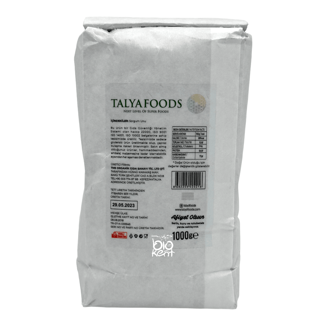 Talya Foods Glutensiz Sorgum Unu 1000g