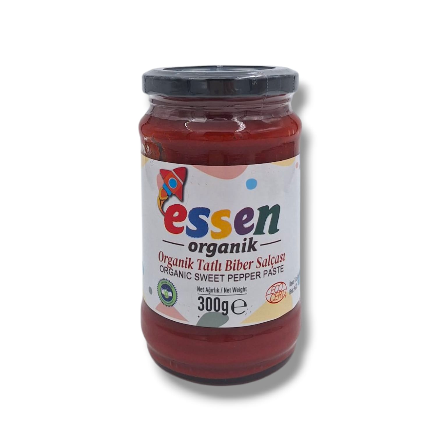 Organik Tuz İlavesiz Biber Salçası 300gr - Biokent Bebek