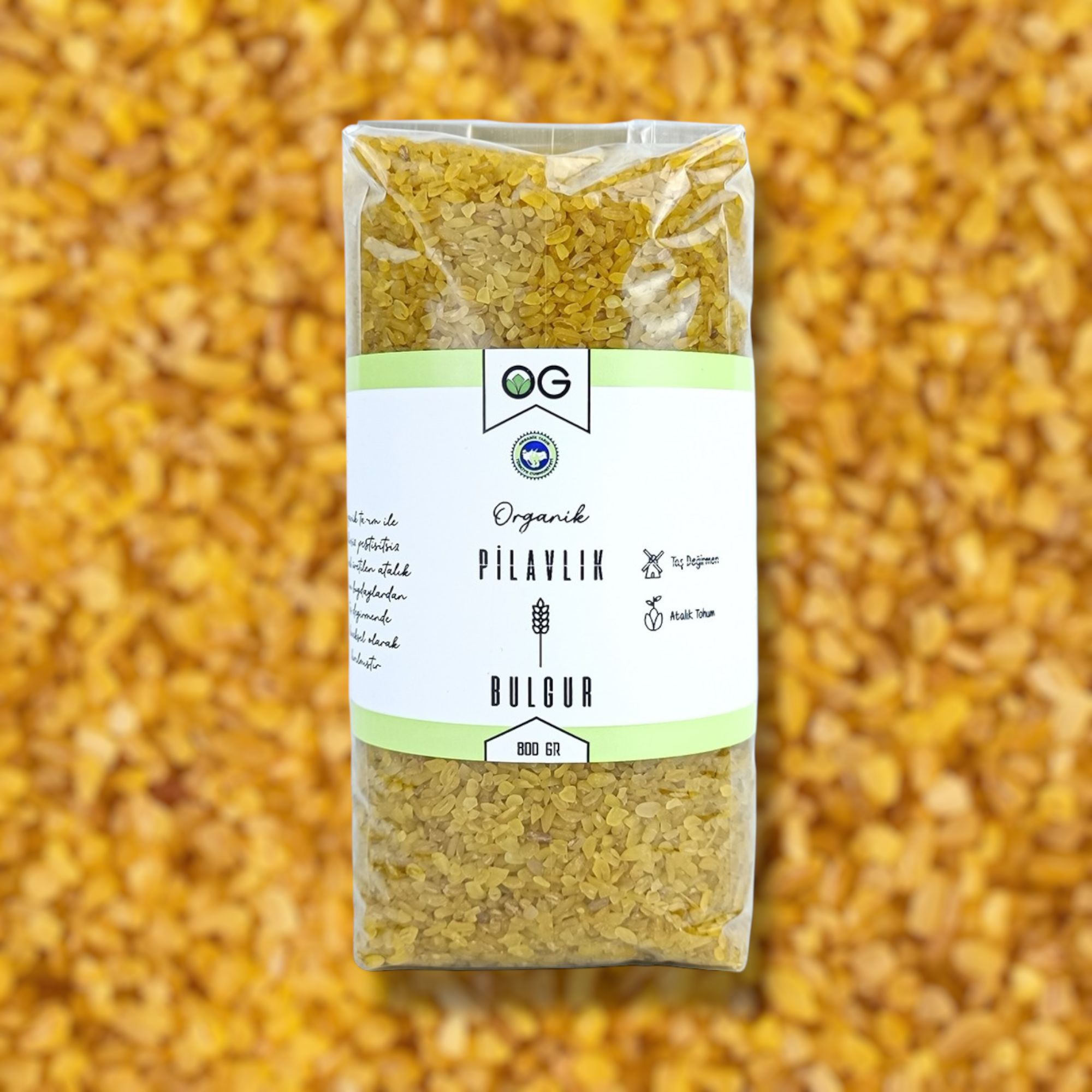 Og Natural Organik Pilavlık Bulgur 800 Gr