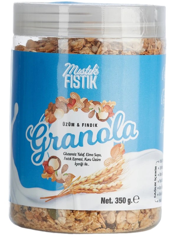 Glutensiz Üzüm ve Fındık Granola 350 g.
