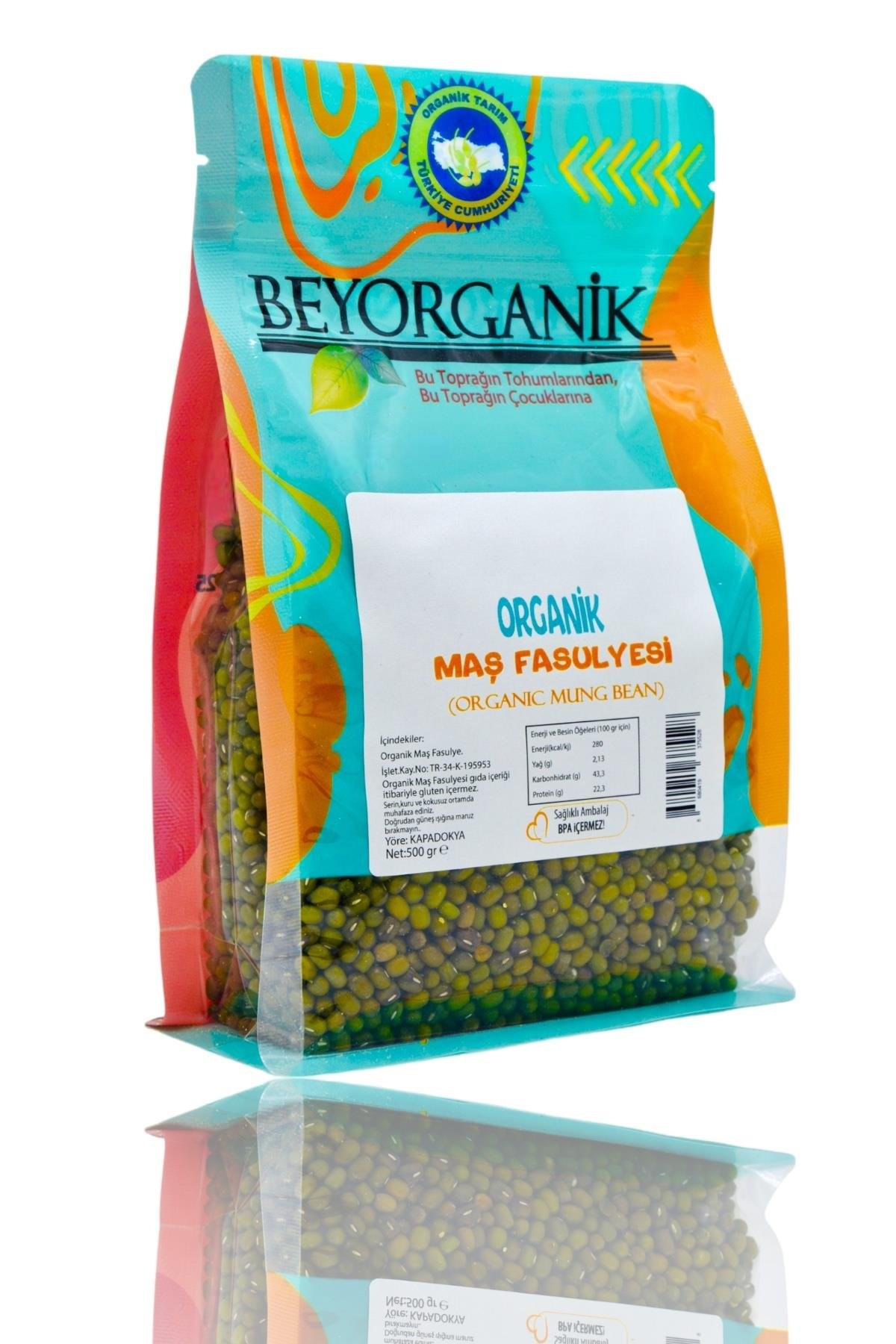 Beyorganik Organik Maş Fasulyesi 500gr