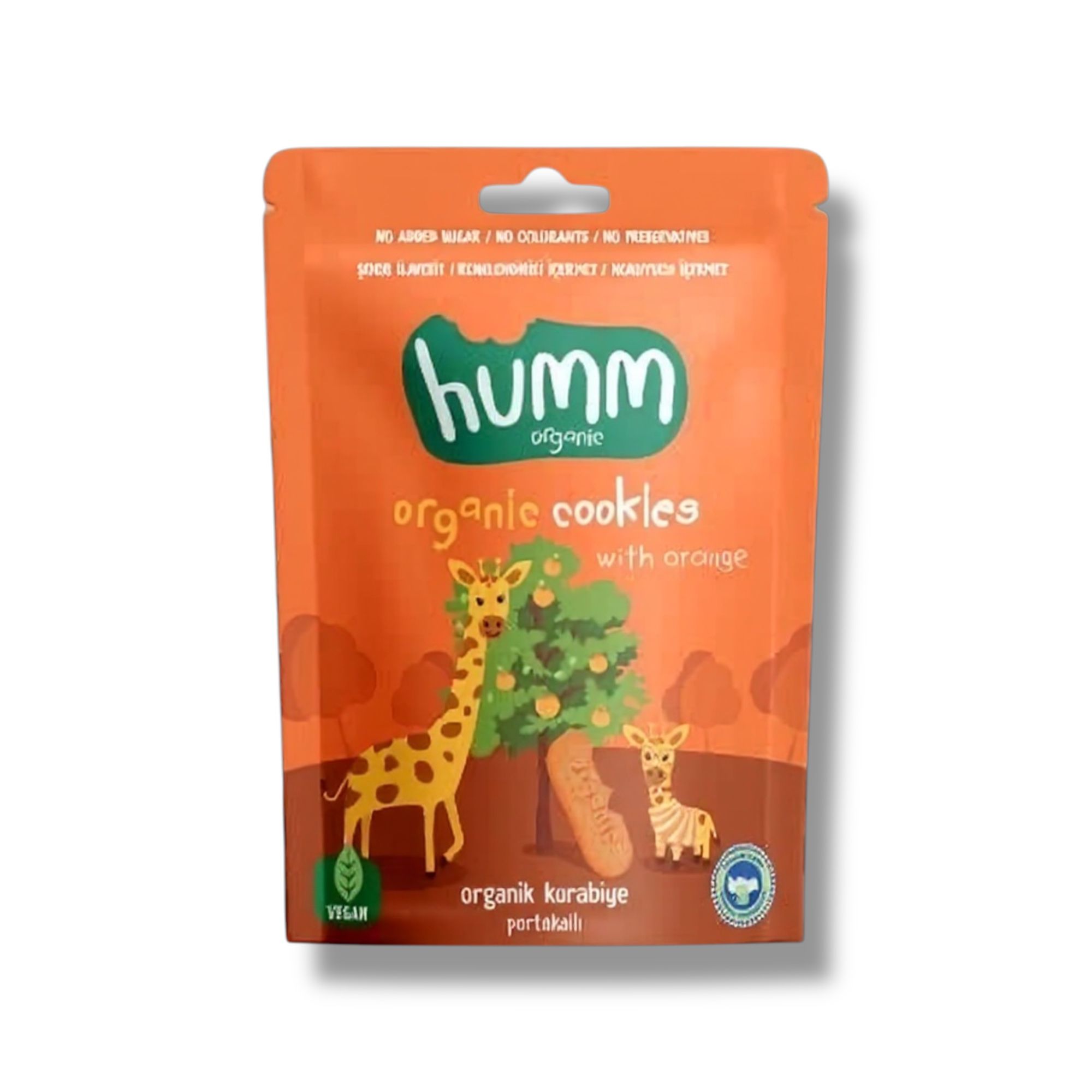 Humm Organik Vegan Portakallı Kurabiye - 55g